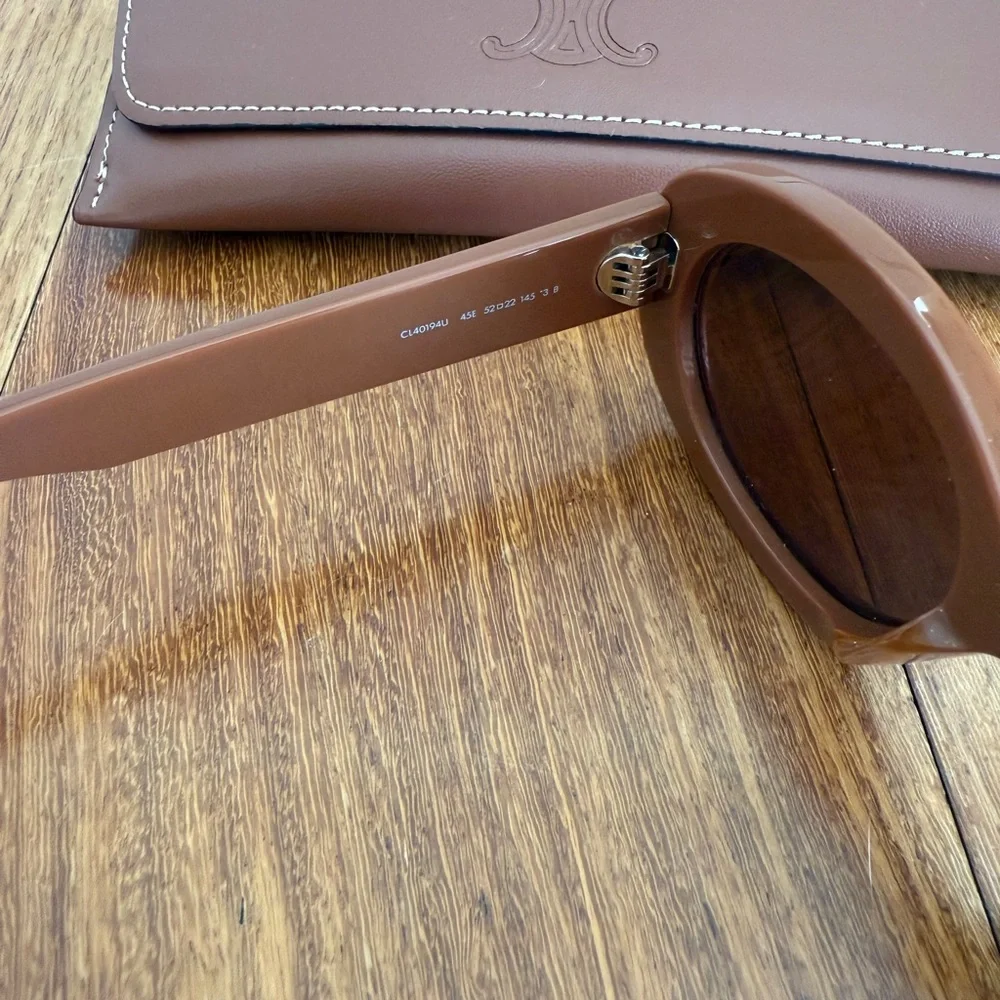 Céline Triomphe 01 Sunglasses in acetate - Picture 4 of 15